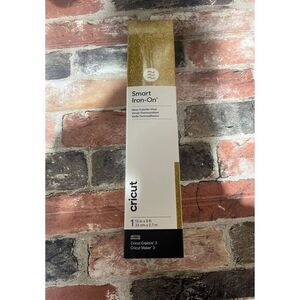 Cricut Smart‎ Iron On Vinyl gold 13 x 9 new